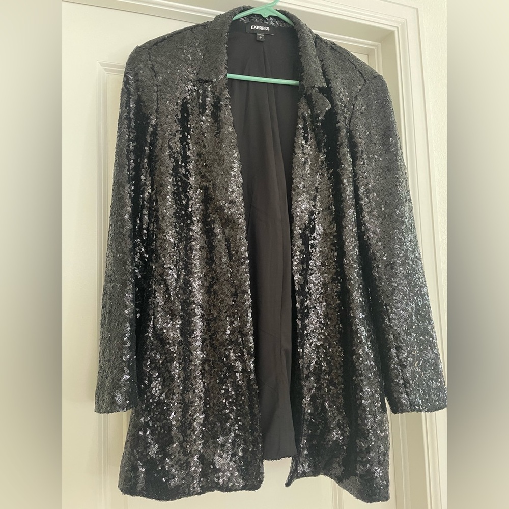 Express sequin blazer